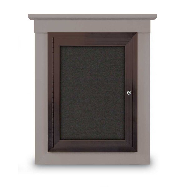 Sliding Glass Enclosed Letterboard, 60"x3